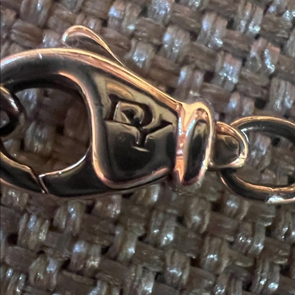 David Yurman Petite Albion Pendant Necklace in Sterling Silver with blue Topaz - Picture 11 of 17